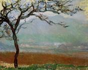 克劳德莫奈 - Landscape at Giverny